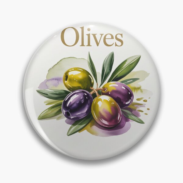 Item preview, Olives,watercolor. designed and sold by elegantpaterns.