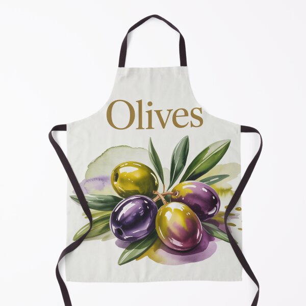 Item preview, Olives,watercolor. designed and sold by elegantpaterns.