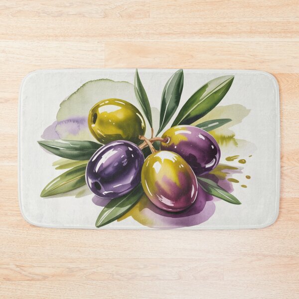 Item preview, Olives,watercolor. designed and sold by elegantpaterns.