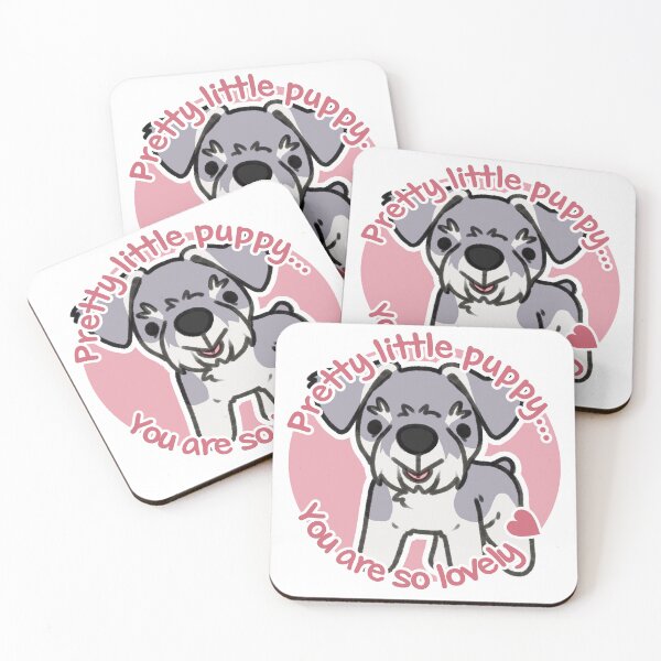 Item preview, Pretty Salt and Pepper Parti Schnauzer Pink designed and sold by eto's art.