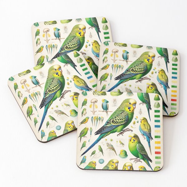 Item preview, Picture plate budgie no. 97 designed and sold by Rainer Kristuf.