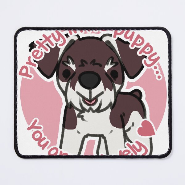 Item preview, Pretty Liver Parti Schnauzer Pink designed and sold by eto's art.