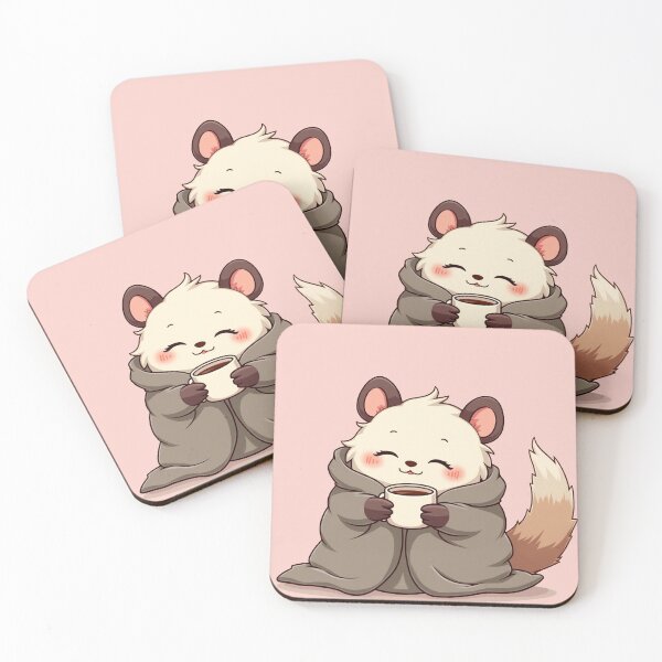 Item preview, Cute Opossum Tired of Coffee, Funny, Opossum, Animal, Gift designed and sold by ChearshiPrints.