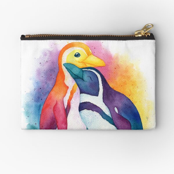 Pride Penguins Zipper Pouch
