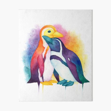 Pride Penguins - 2018 Art Board Print
