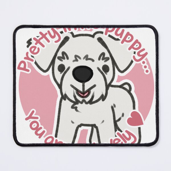 Item preview, Pretty White Schnauzer Pink designed and sold by eto's art.