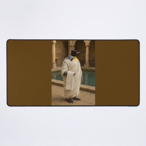 Item preview, Frigidus, the Emperor Penguin, Goes to a Roman Bath designed and sold by Tridentulus.