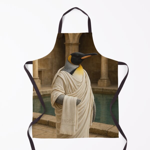 Item preview, Frigidus, the Emperor Penguin, Goes to a Roman Bath designed and sold by Tridentulus.