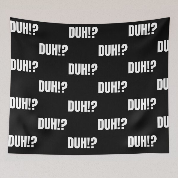 Item preview, DUH!? Sarcastic Snark Graphic — Witty Irony, Playful Sarcasm & Clever Humor Design for Apparel, Accessories & Gifts designed and sold by AlphaBetulia.