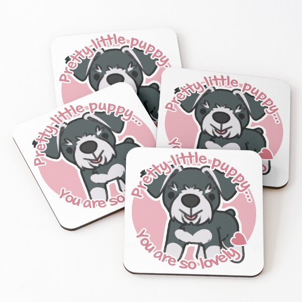 Item preview, Pretty Black and Silver Schnauzer Pink designed and sold by eto's art.
