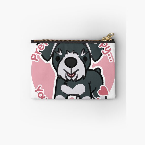 Item preview, Pretty Black and Silver Schnauzer Pink designed and sold by eto's art.