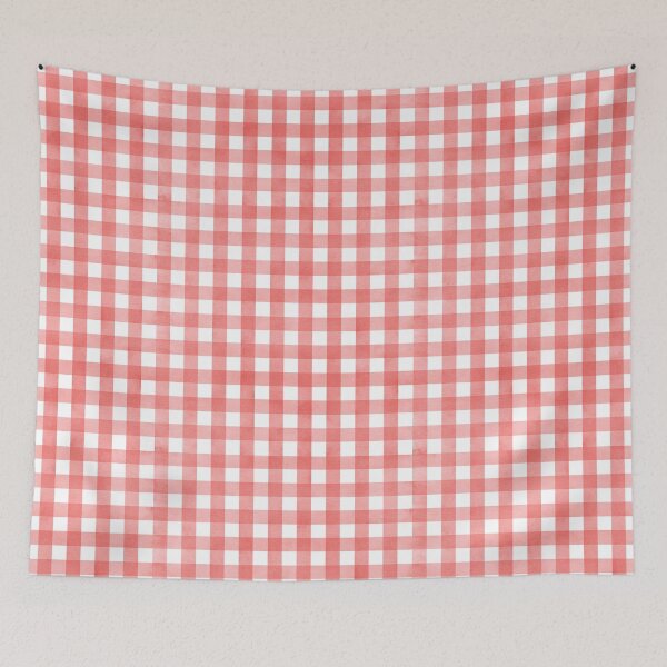 Item preview, Watercolor Red Gingham – Hand-Painted Plaid Pattern designed and sold by My Favorite Store.