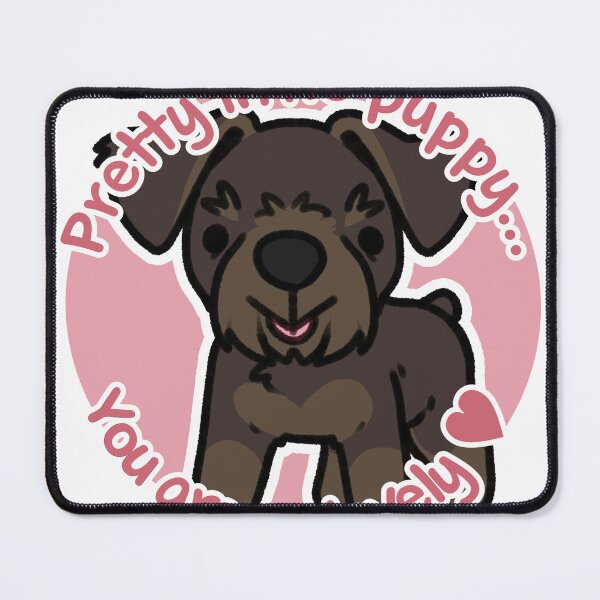 Item preview, Pretty Liver Schnauzer Pink designed and sold by eto's art.
