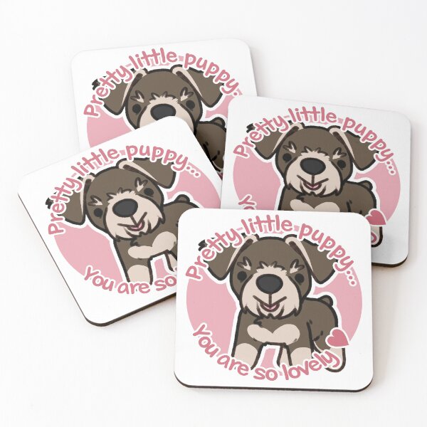Item preview, Pretty Liver and Tan Schnauzer Pink designed and sold by eto's art.