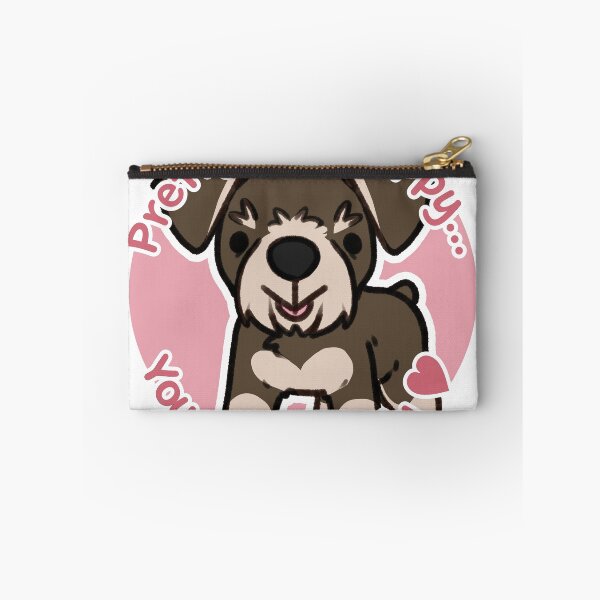 Item preview, Pretty Liver and Tan Schnauzer Pink designed and sold by eto's art.