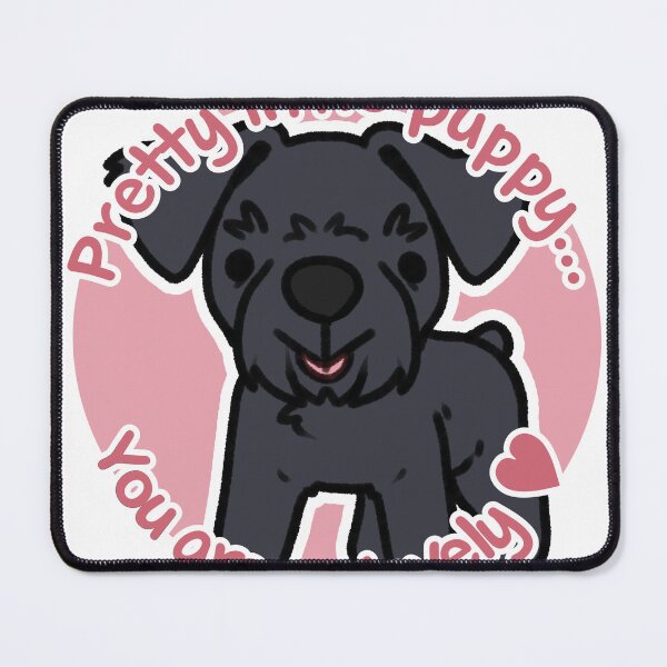 Item preview, Pretty Black Schnauzer Pink designed and sold by eto's art.