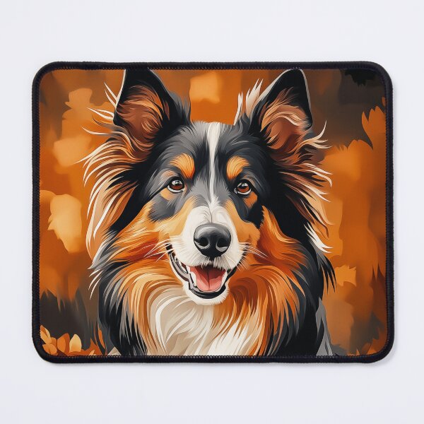 Item preview, Rough collie with Autumnal Background designed and sold by PetsArt.