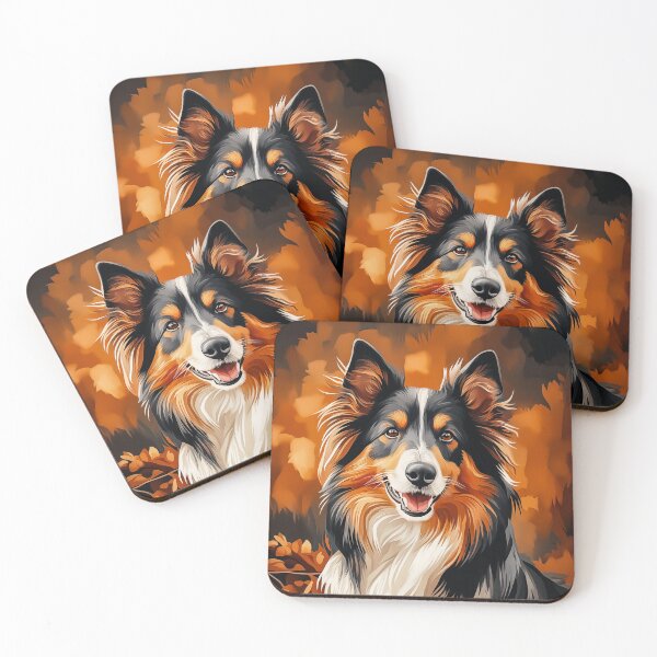 Item preview, Rough collie with Autumnal Background designed and sold by PetsArt.