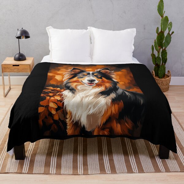 Item preview, Rough collie with Autumnal Background designed and sold by PetsArt.