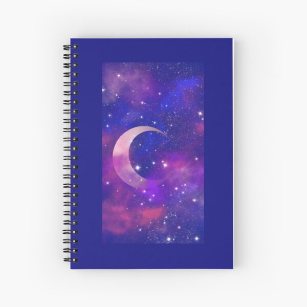 Gold Mandala Moons on Deep Blue Celestial Night Sky