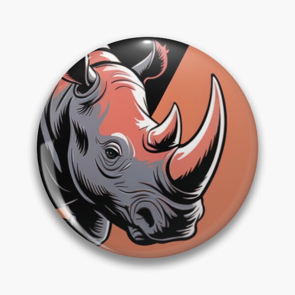 Item preview, Unstoppable Charging Rhino designed and sold by ShadowAndSlate.