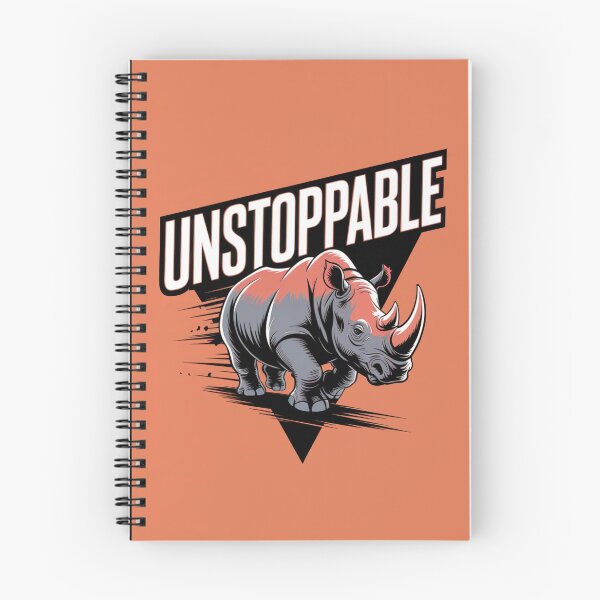 Item preview, Unstoppable Charging Rhino designed and sold by ShadowAndSlate.