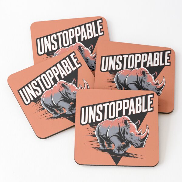 Item preview, Unstoppable Charging Rhino designed and sold by ShadowAndSlate.
