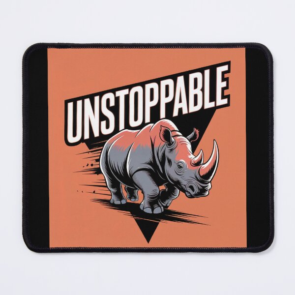 Item preview, Unstoppable Charging Rhino designed and sold by ShadowAndSlate.