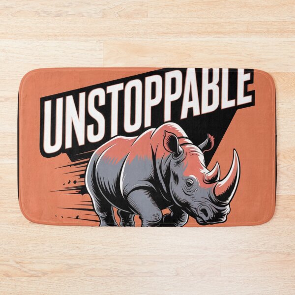Item preview, Unstoppable Charging Rhino designed and sold by ShadowAndSlate.