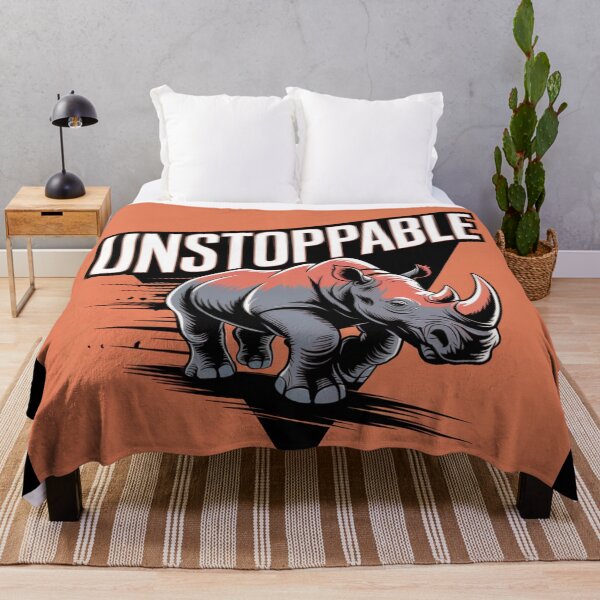 Item preview, Unstoppable Charging Rhino designed and sold by ShadowAndSlate.