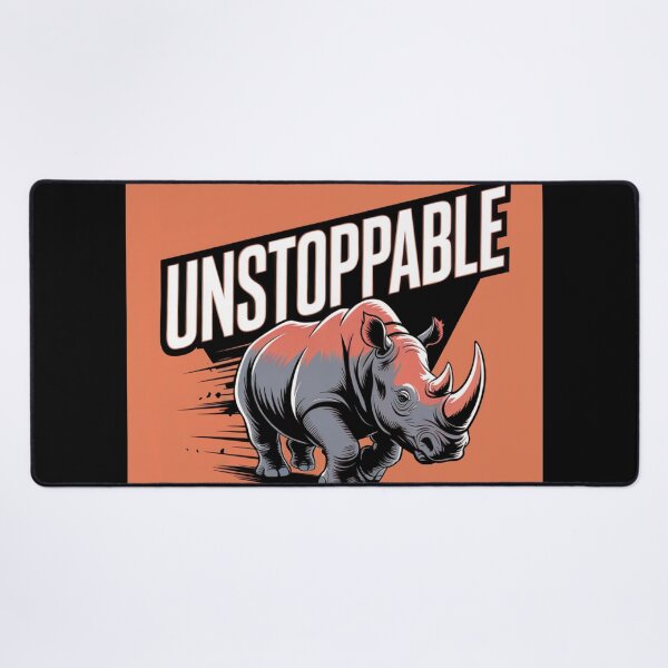 Item preview, Unstoppable Charging Rhino designed and sold by ShadowAndSlate.