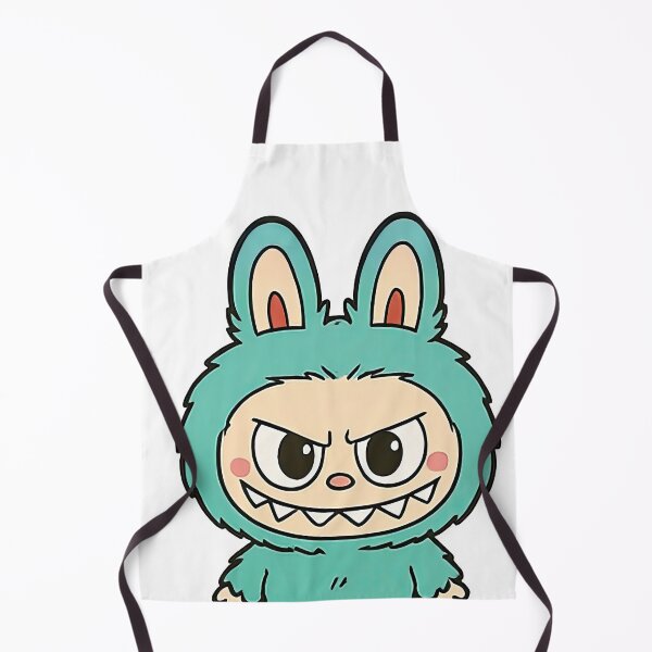 Item preview, Angry Green Labubu Character Illustration designed and sold by TheMury.