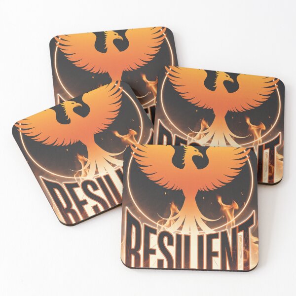 Item preview, Resilient Rise Above Phoenix designed and sold by ShadowAndSlate.