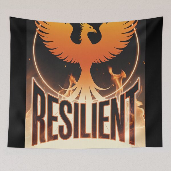 Item preview, Resilient Rise Above Phoenix designed and sold by ShadowAndSlate.