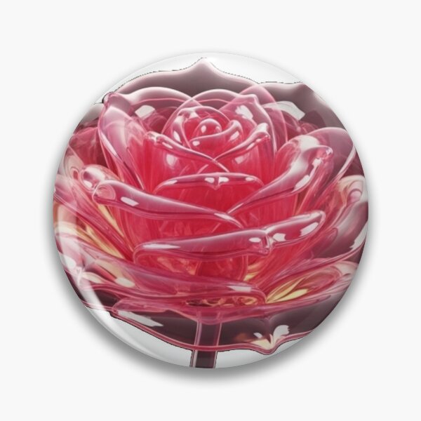 Item preview, Eternal Crystal Glass Rose with Golden Heart designed and sold by MoreGlamour.