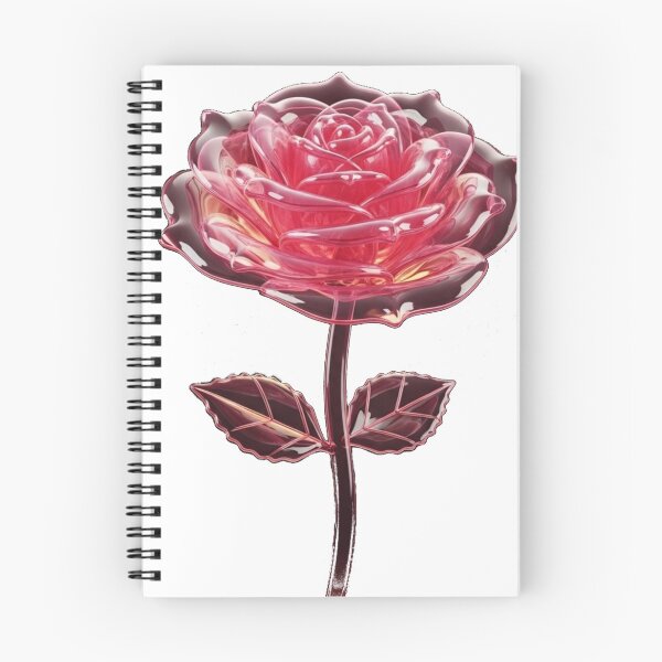 Item preview, Eternal Crystal Glass Rose with Golden Heart designed and sold by MoreGlamour.