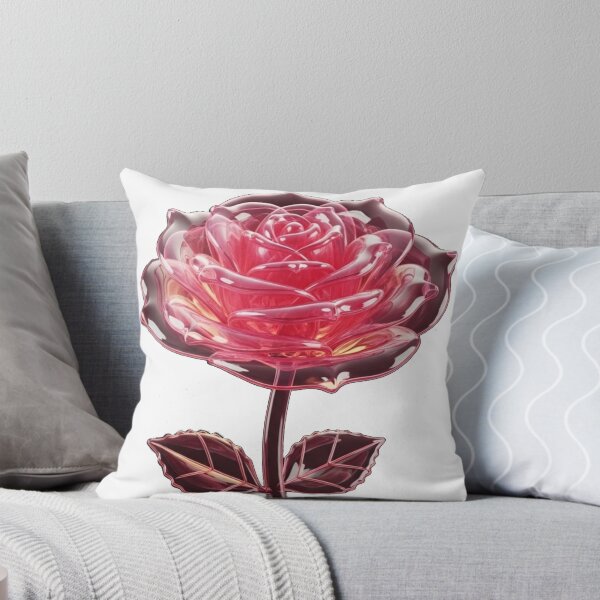 Item preview, Eternal Crystal Glass Rose with Golden Heart designed and sold by MoreGlamour.