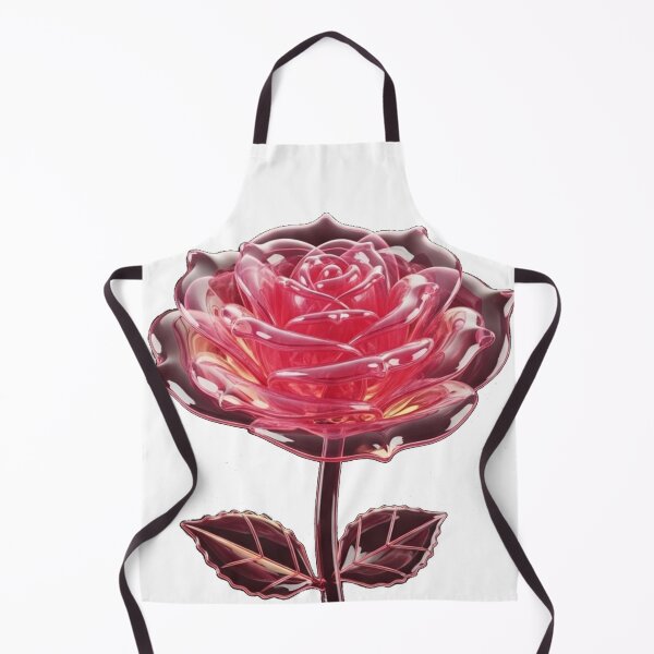 Item preview, Eternal Crystal Glass Rose with Golden Heart designed and sold by MoreGlamour.