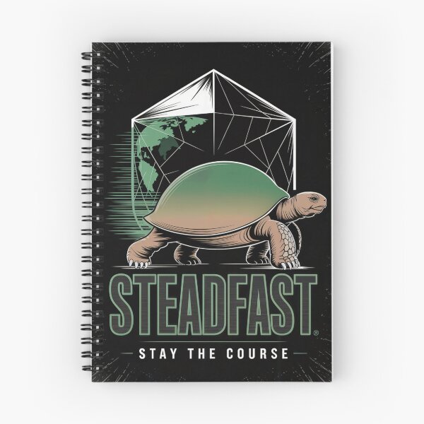 Item preview, Steadfast Stay The Course Turtle Globe designed and sold by ShadowAndSlate.