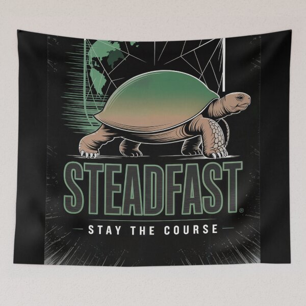 Item preview, Steadfast Stay The Course Turtle Globe designed and sold by ShadowAndSlate.