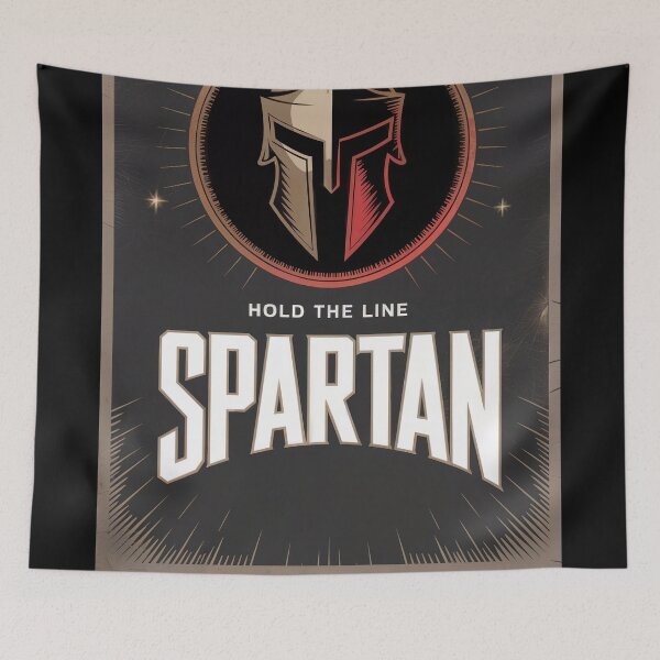 Item preview, Spartan Hold The Line Helmet designed and sold by ShadowAndSlate.