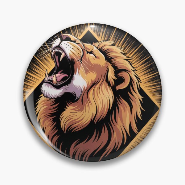 Item preview, Bold Own Your Roar Lion designed and sold by ShadowAndSlate.