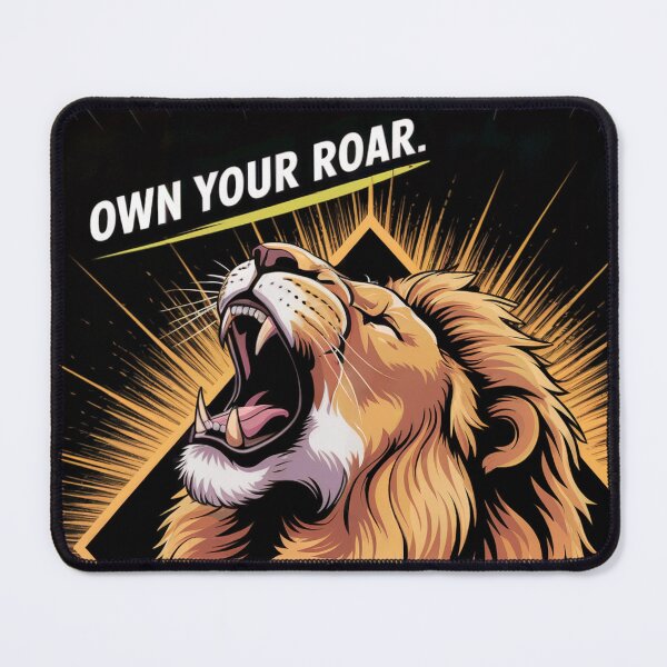 Item preview, Bold Own Your Roar Lion designed and sold by ShadowAndSlate.