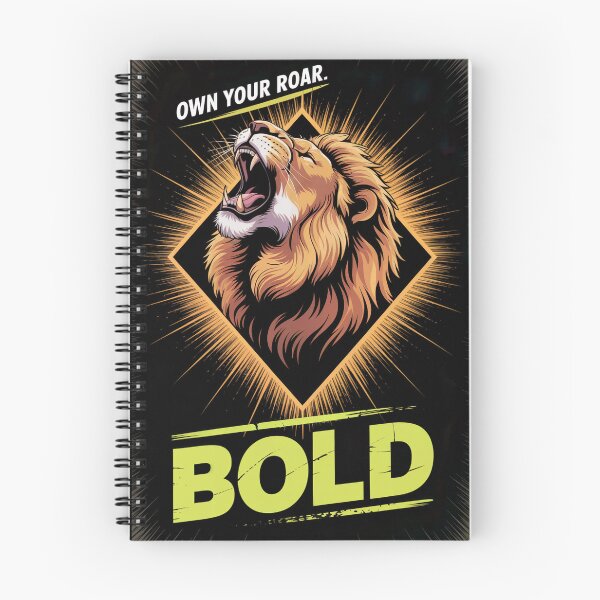 Item preview, Bold Own Your Roar Lion designed and sold by ShadowAndSlate.