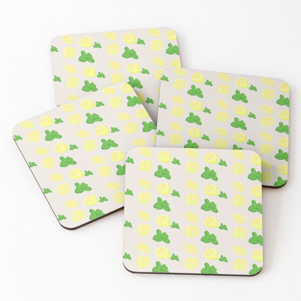 Item preview, Lemon and Mint Pattern designed and sold by InnaCreates.