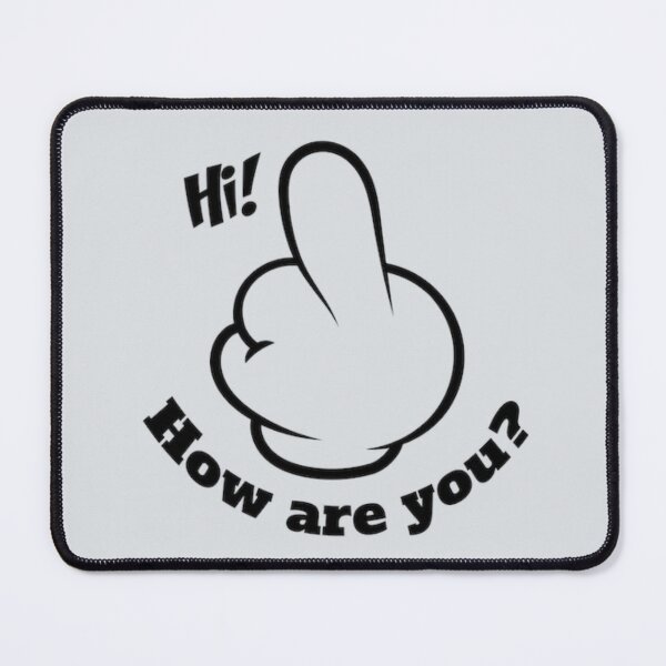 Item preview, Cute but rude-funny middle finger art designed and sold by Goska71.