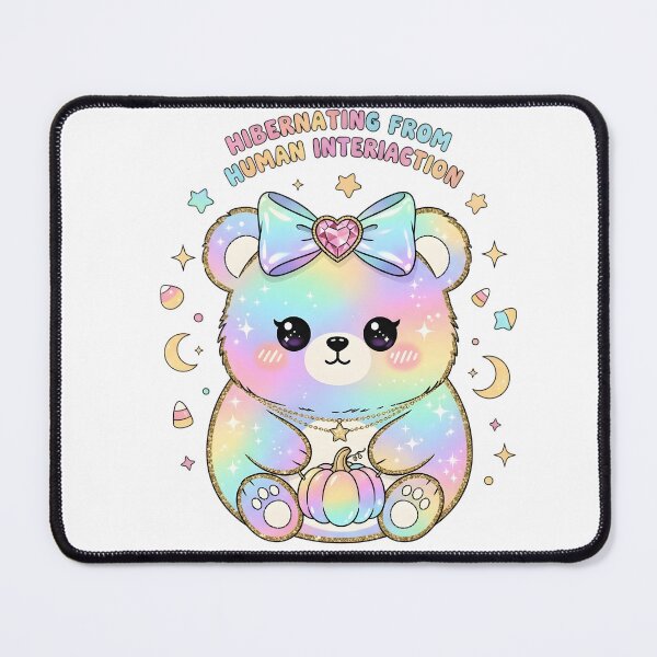 Item preview, Pastel Kawaii Bear – Cozy Rainbow Sparkle Halloween Design designed and sold by AnnDesignStudio.