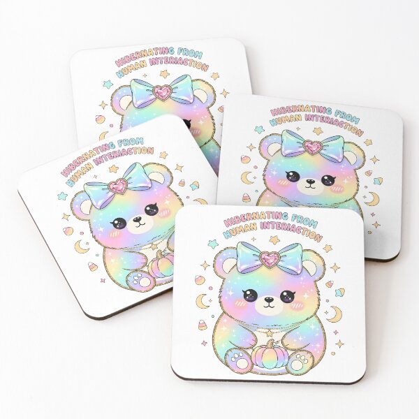 Item preview, Pastel Kawaii Bear – Cozy Rainbow Sparkle Halloween Design designed and sold by AnnDesignStudio.