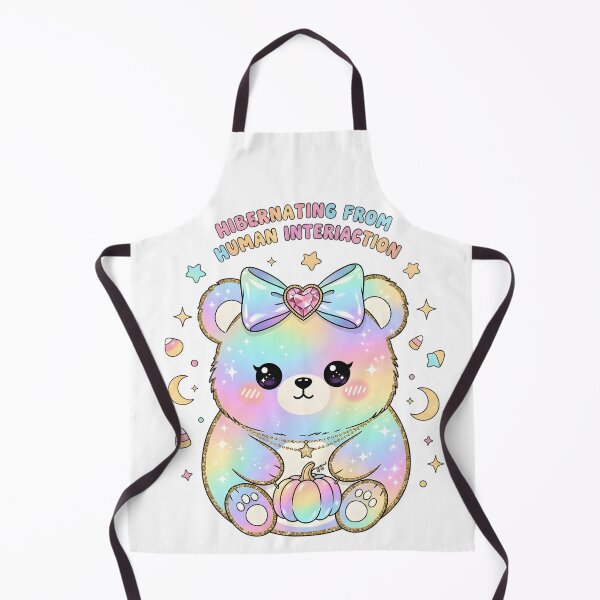 Item preview, Pastel Kawaii Bear – Cozy Rainbow Sparkle Halloween Design designed and sold by AnnDesignStudio.