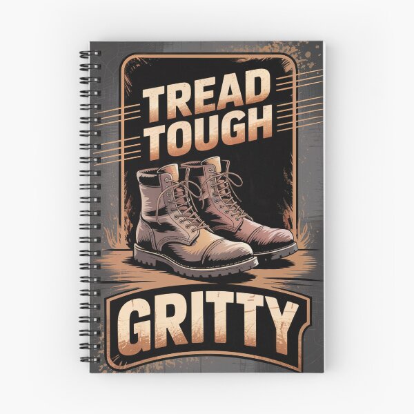 Item preview, Gritty Tread Tough Work Boots designed and sold by ShadowAndSlate.